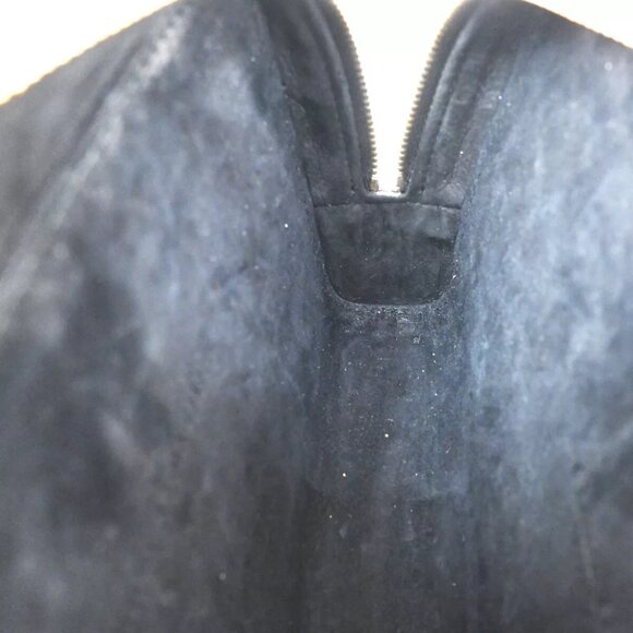 CHRISTIAN DIOR CD Logo Caro Mini Shoulder Bag Leather Black GHW Italy 658RJ795 - Picture 12 of 15